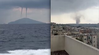 TORNADO IN ITALY - Trombe d'Aria in Sicilia