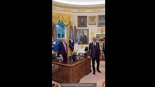 Andrea Bocelli Sings in the Oval Office 🎵 "Time to Say Goodbye" [DARK TO LIGHT comm?]