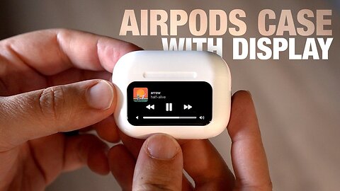 Earbuds with Smart Touch Screen Case ENC Mic Clear Call Equalizer for iPhone Samsung Android