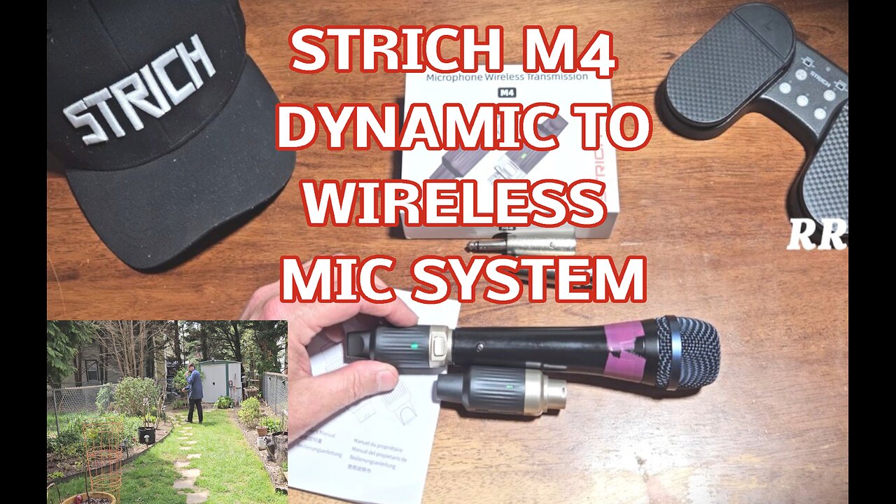 STRICH M4 Wireless Mic System Walkthrough and Test
