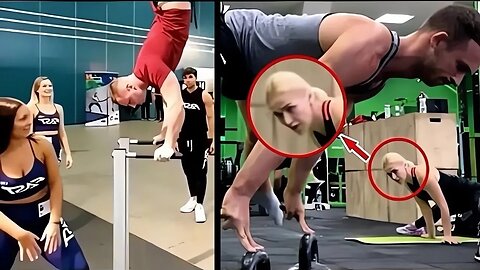 🔥Scaring People in The Gym With Calisthenics #22