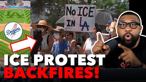 Dodgers Ice Protest BACKFIRES After LYING About ICE Agents At Stadium