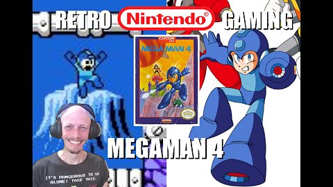 MegaMan 4 (NES): Blast Dr. Cossack's Evil Fighting Robots and Restore World Peace to the Year 200X