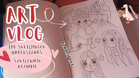 Art vlog, drawing ✏️ Asmr 🍄