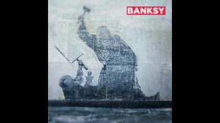 'El fantasma de Banksy', un mural que nació de la censura 👻