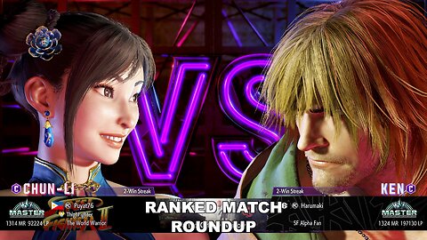 Kuya Kalbo SF6 Ranked Roundup. Chun Li Master Rank [Hori Fight Stick]