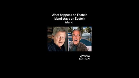 What happens on Epstein Island…. Stays in Epstein Island