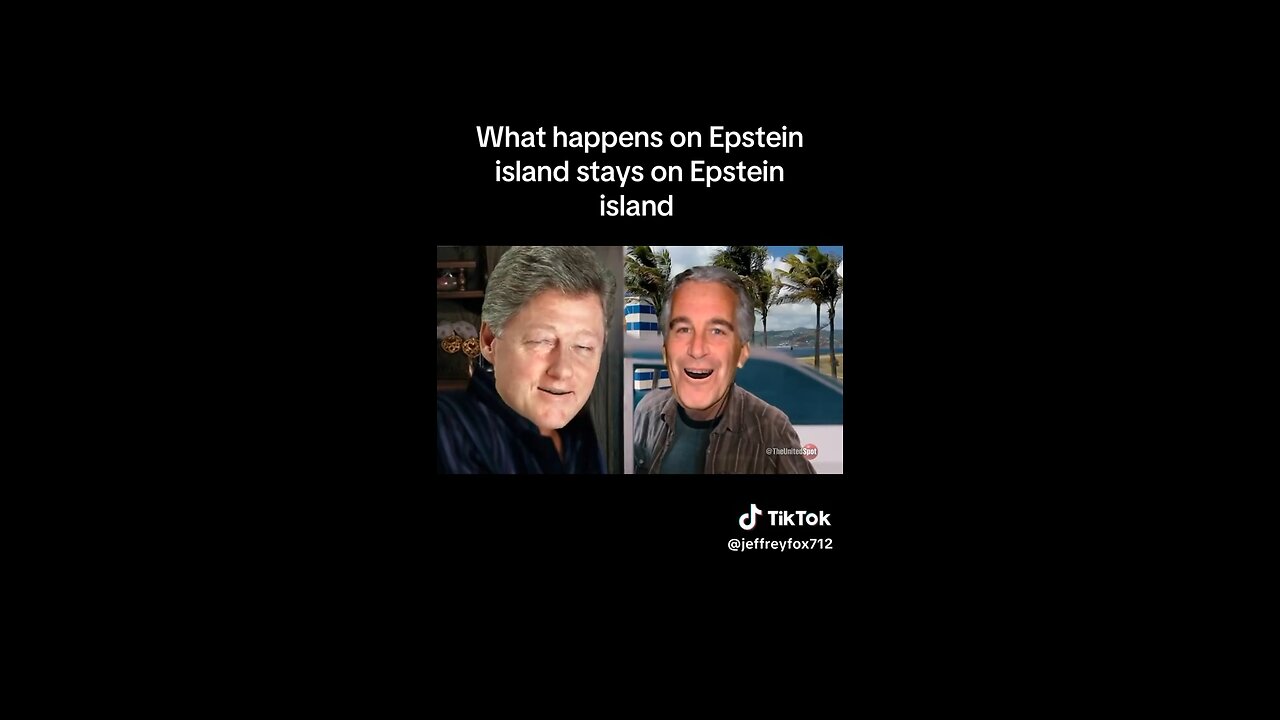 What happens on Epstein Island…. Stays in Epstein Island