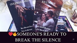 NO CONTACT❤️‍🔥SOMEONE'S READY TO BREAK THE SILENCE😮BIG EGO GOT IN THE WAY🤯COLLECTIVE LOVE TAROT💖✨