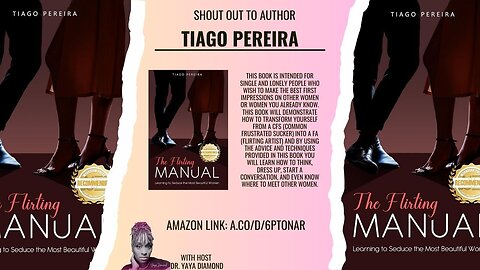 Interview with Author Tiago Pereira about his flirting manual, sharing real dating tips