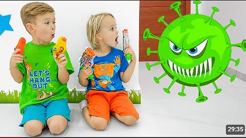 Vlad and Niki - Kids story about viruses Stay healthy