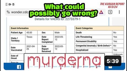 "Did a Movie Predict Penis and Heart Attack Issues - A VAERS Insight"