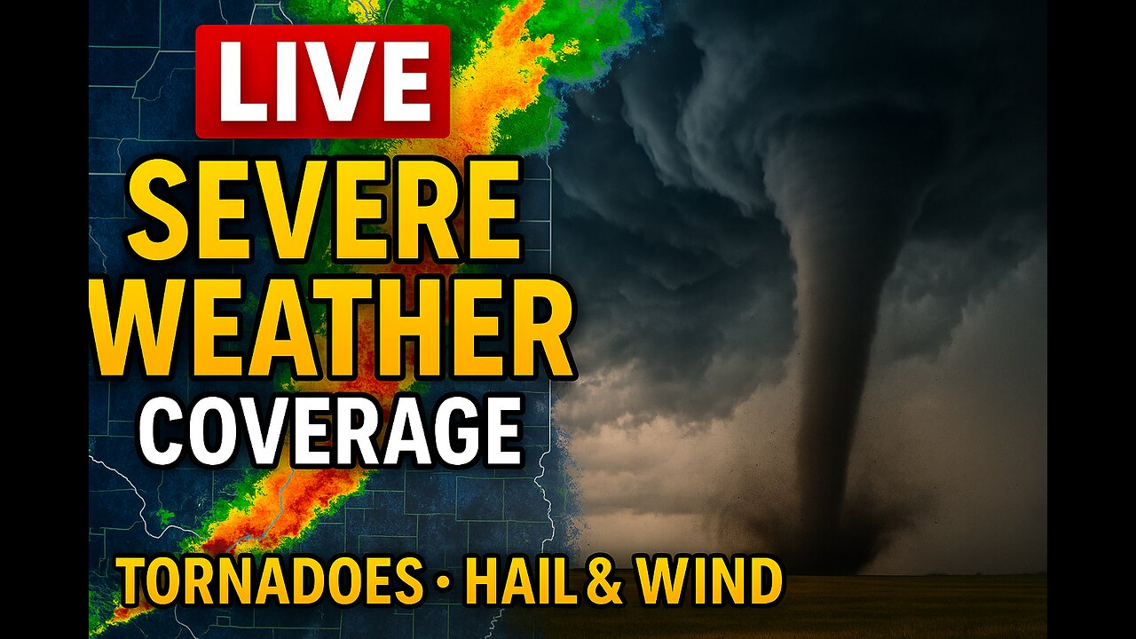 Live: Severe Thunderstorms & Hail Across U.S.