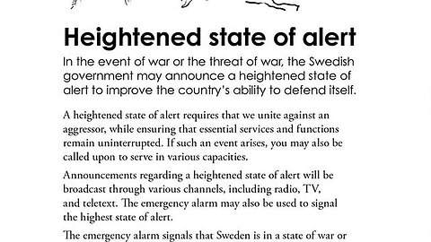 "Scandinavian Alert: Sweden, Finland, Denmark Urge Preparedness for Potential War"