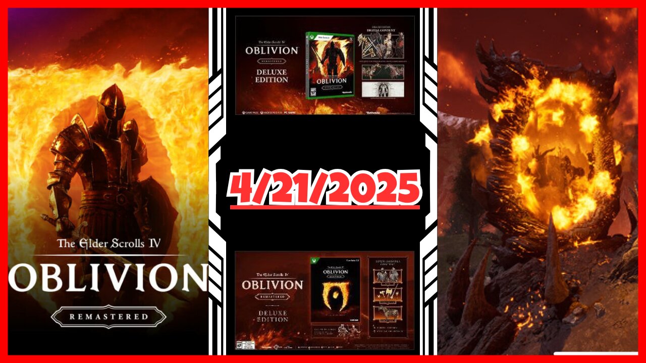 Elder Scrolls Oblivion Remaster Release Date Is NEARER Than Expected