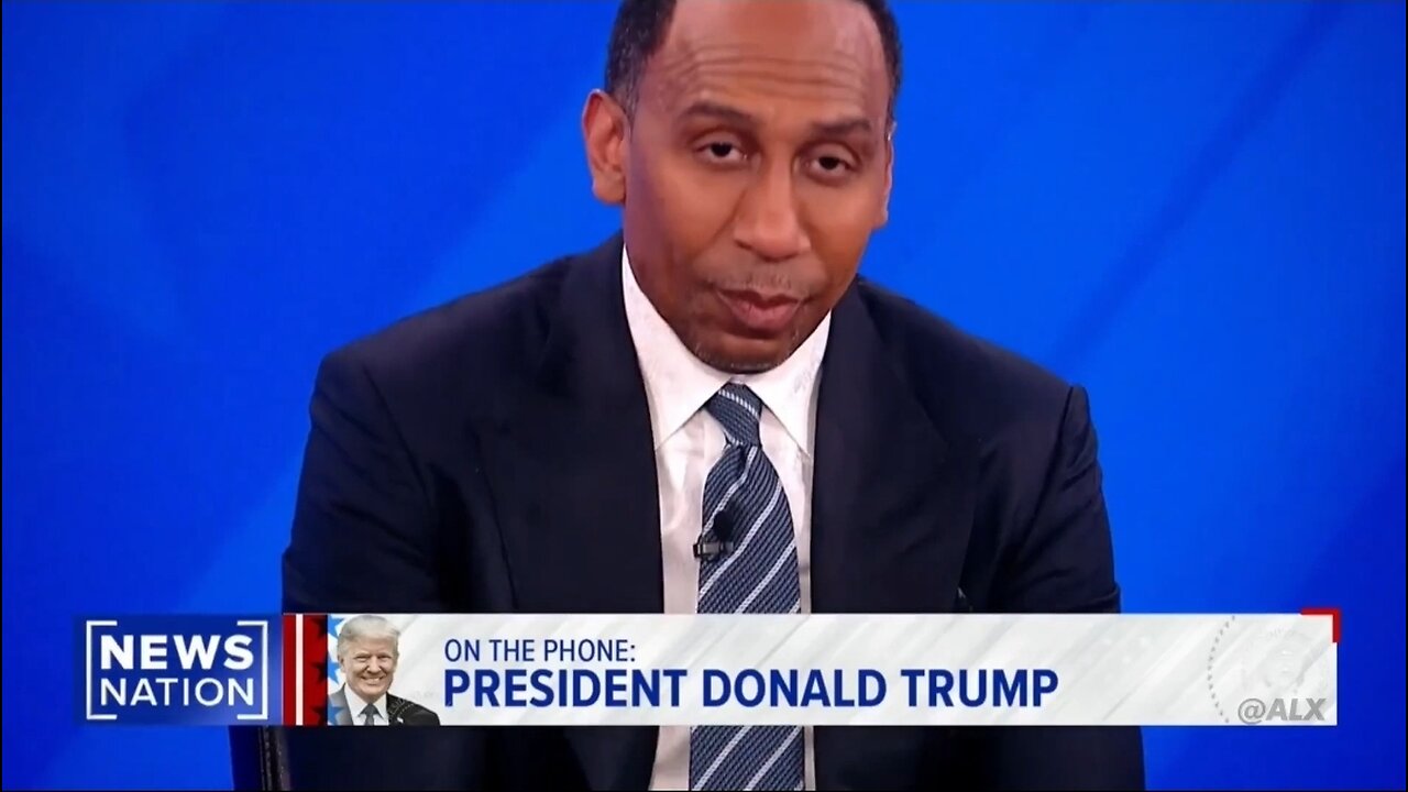 Trump: I'd Love To See Stephen A Smith Run For President
