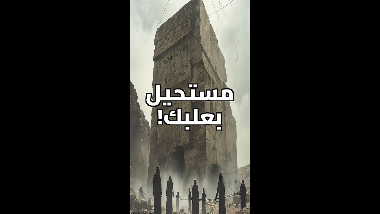 لغز الصخرة التي تزن ألف طن!