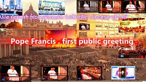 Solemnity of Saint Joseph . Pope Francis . first public greeting