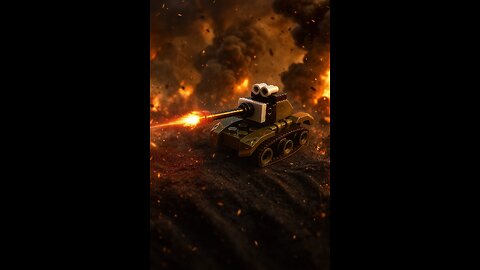 Watch this LEGO mini tank in action!