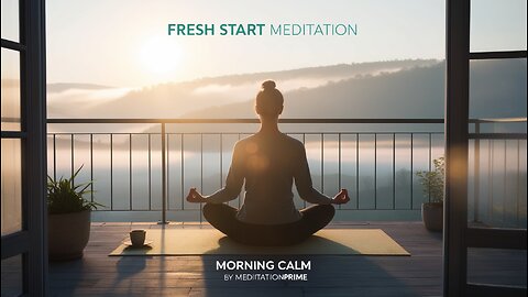 Morning Meditation Music 🌄 – Fresh Start Meditation Music ✨ – MeditationPrime 🧘‍♂️