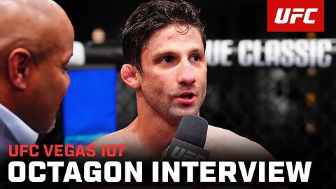 Allan Nascimento Post-Fight Interview | UFC Vegas 107 Octagon Reaction