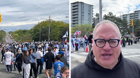 Ezra Levant at Toronto's Walk With Israel: Thousands Back Israel, Police Escort 100 Hamas Supporters