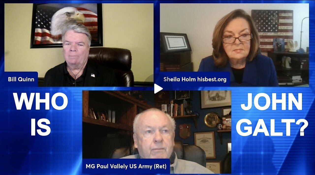 BILL QUINN W/ General Paul Vallely, Sheila Holm Request 4 Pardon of Innocence. WHO IS JOHN GALT?