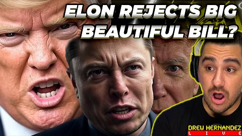 ELON TURNS ON BIG BEAUTIFUL BILL & TRUMP SAYS BIDEN WAS CLONED?!