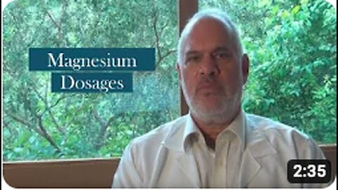 "Dosages for Magnesium Intake"