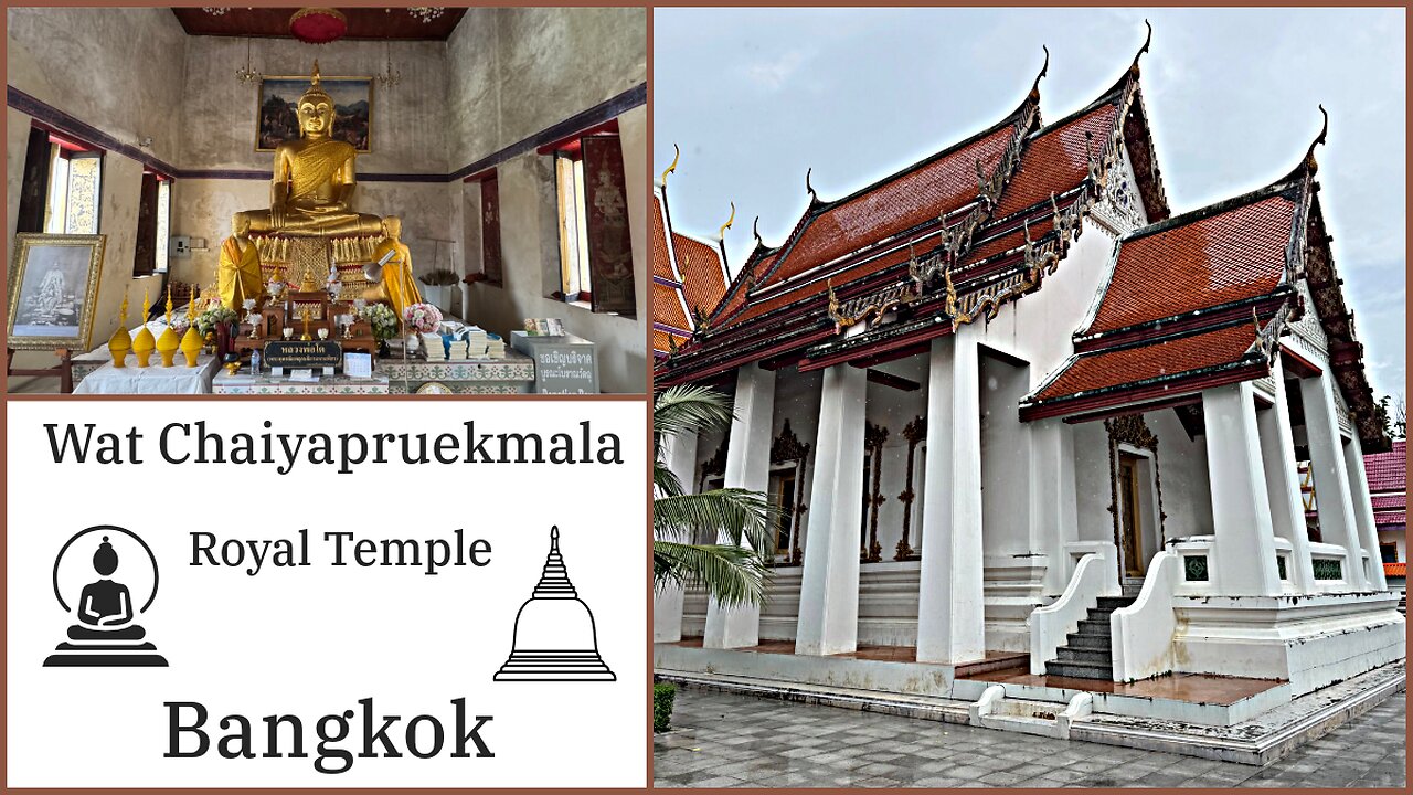 Wat Chaiyaphruek - 2nd Class Royal Temple From the Ayutthaya Era - Bangkok Thailand 2025