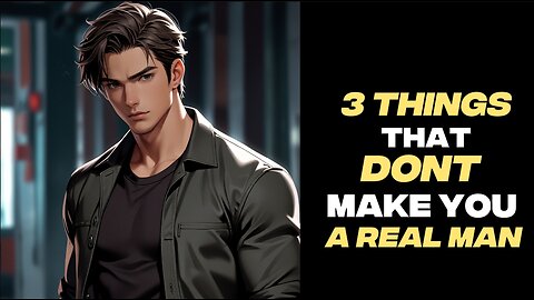 3 Things That Don’t Make You a Real Man