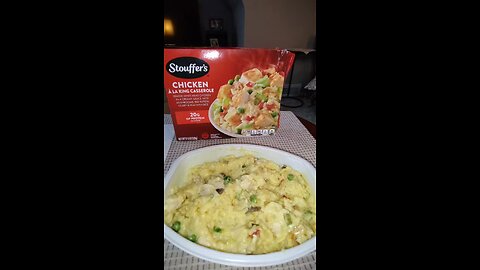 Eating Stouffer's Chicken À La King Casserole, Dbn, MI, 5/29/2025