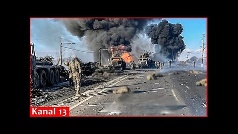 “Surprise for Russians”： Ukraine destroys Russian column and many soldiers with modernized HIMARS