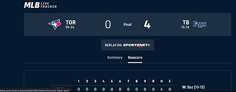 MLB Talk - Jays Show No Effort Against Tampa