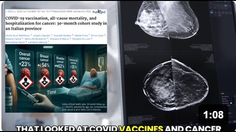 🚨Landmark Study Confirms Operation Warp Speed Unleashed a Turbo Cancer Epidemic
