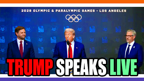 🔴LIVE: Trump Speaks Live At 2028 Olympic Event And Signs New Executive Orders 🟠⚪🟣