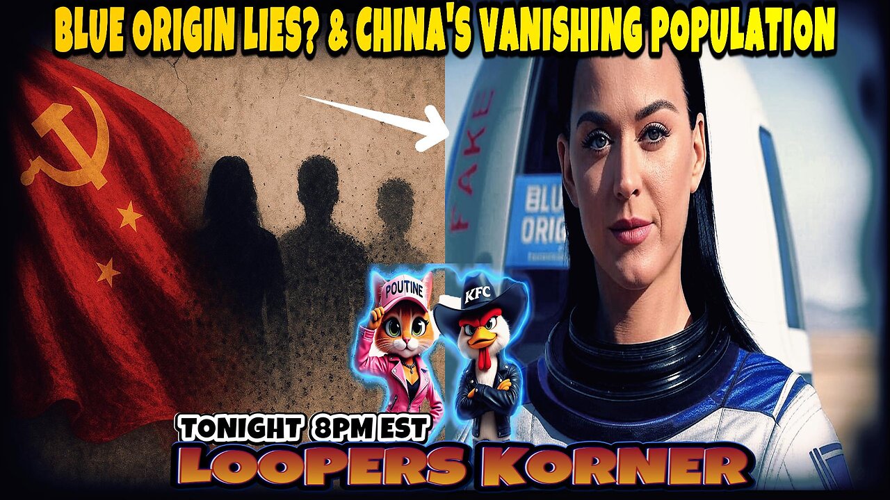 BLUE ORIN LIES? & CHINA'S VANISHING POPULATION!!