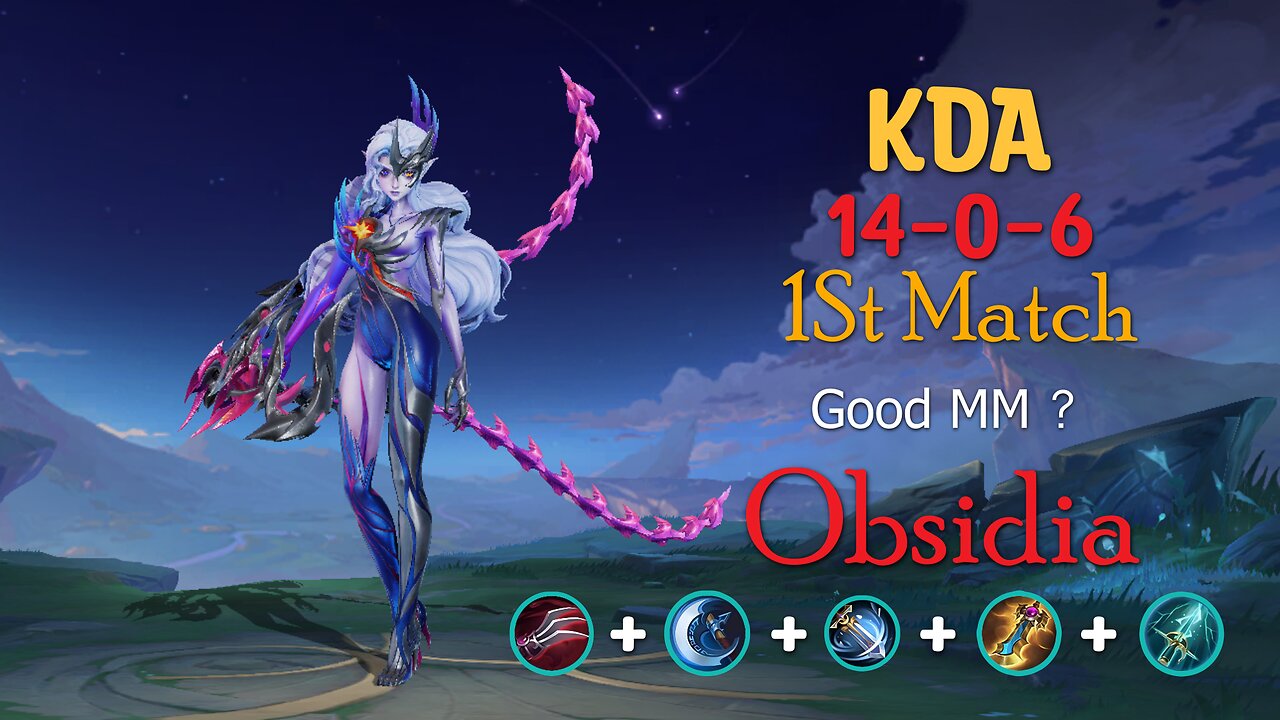 I Miss Maniac In 1st Match With Obsidia :D | New Marksman | KDA 14-0-6 | MLBB