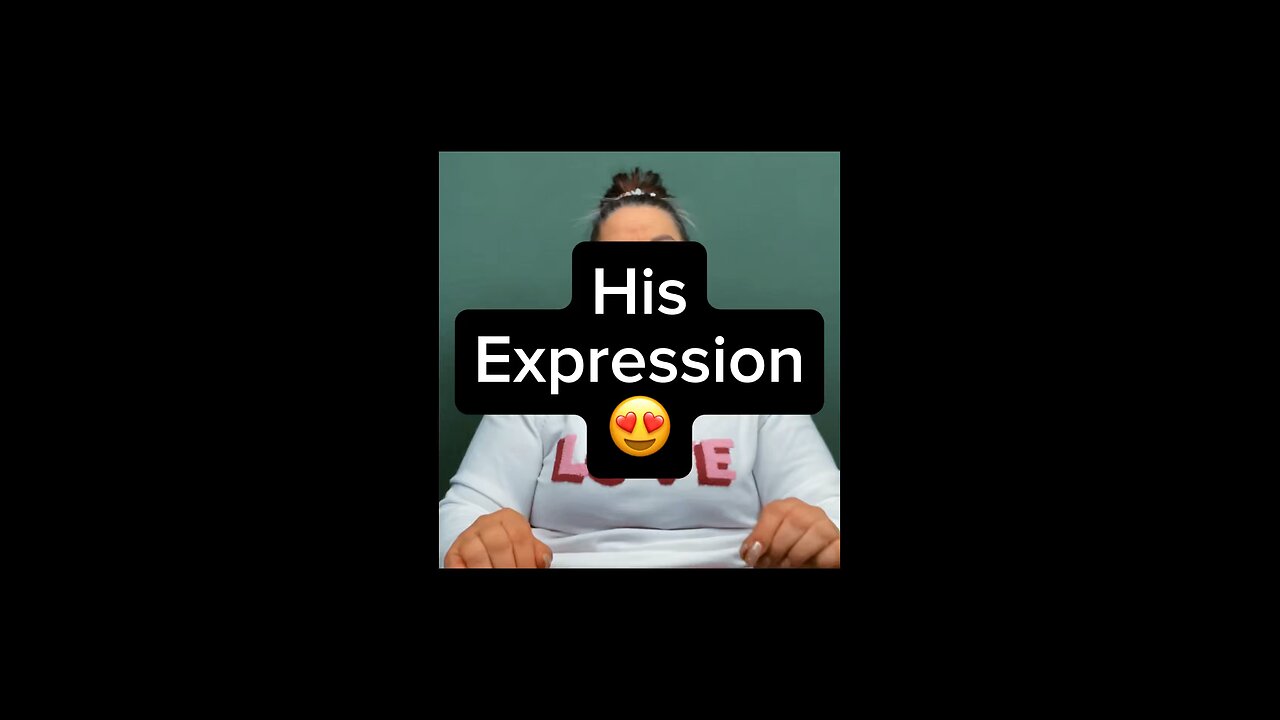 His Expression 😍