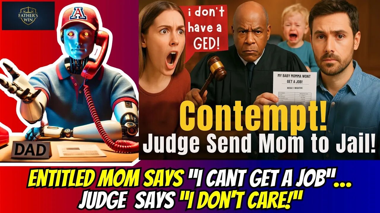 Entitled Mom Says “i cant get a job"! Judge says “I don't care!”