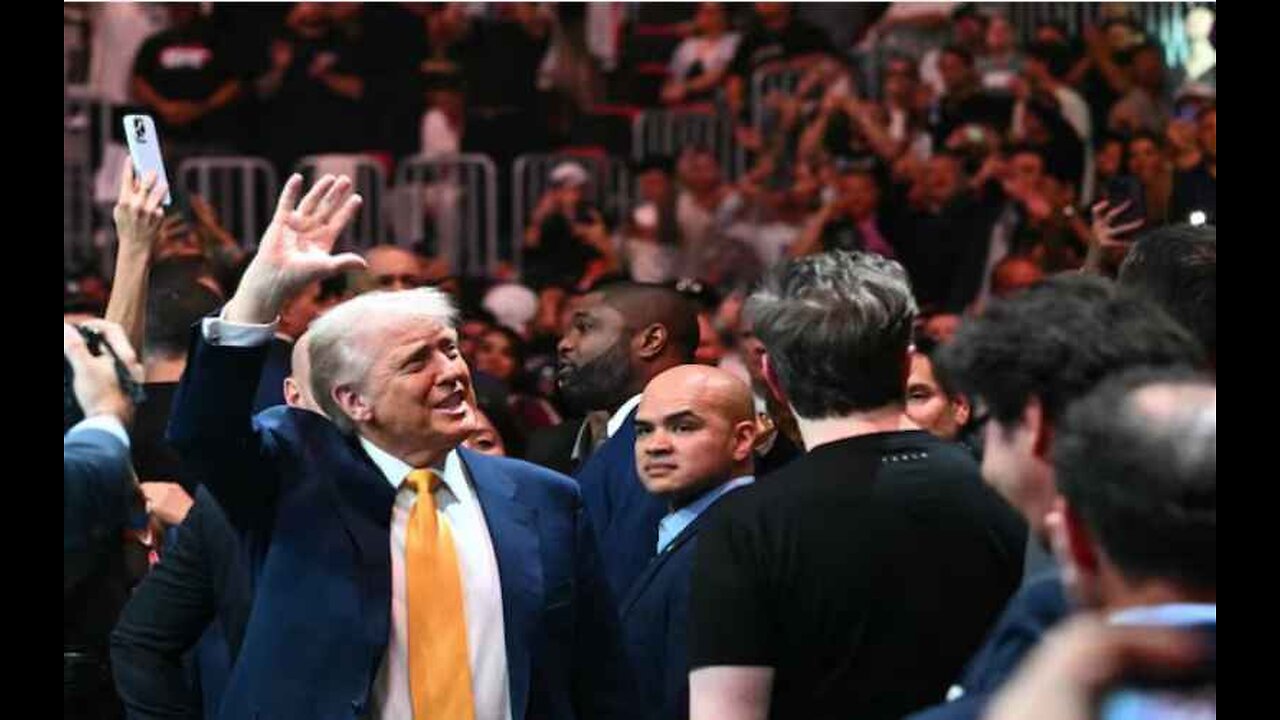Trump Gets Massive Ovation at UFC 314 in Miami