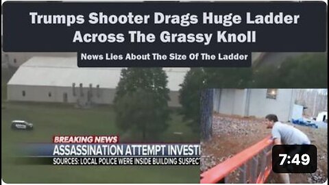 "Shooter for Trump Hauls Massive Ladder Across Grassy Knoll"