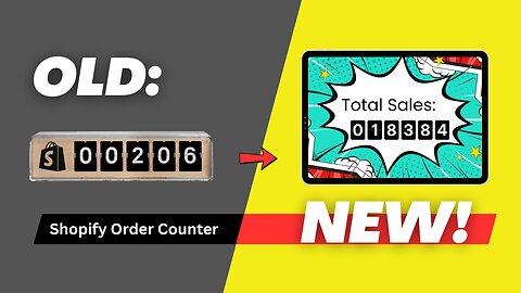 Shopify Order Counter
