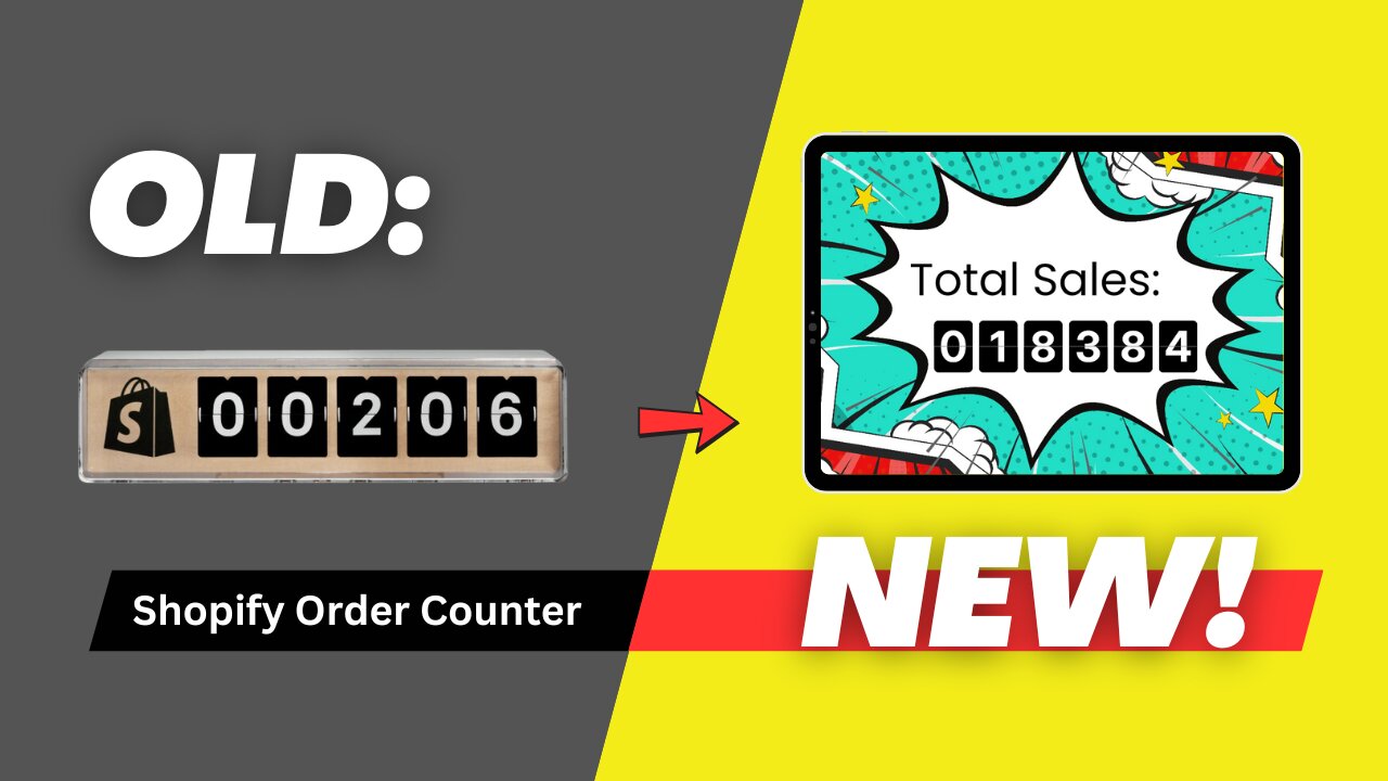 Shopify Order Counter
