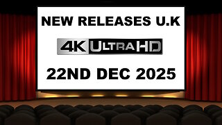 NEW 4K UHD Releases [22ND DECEMBER 2025 | U.K | Links Included]