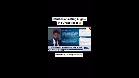 Bill Gates & The WEF have strong ambitions of ensuring you eat bugs_