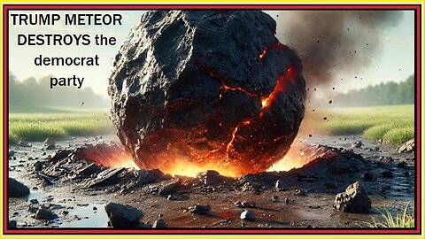 TRUMP METEOR DESTROYS the democrat party
