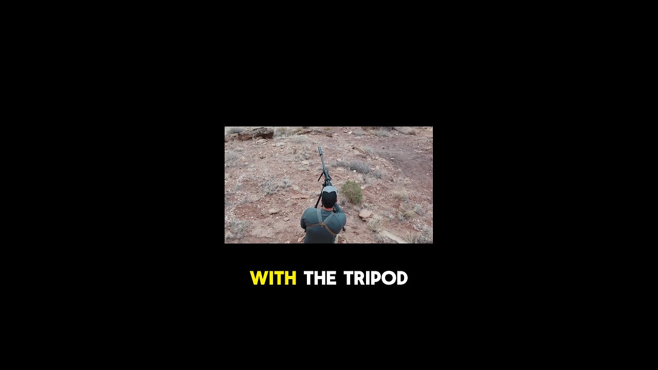 Build your position around the tripod