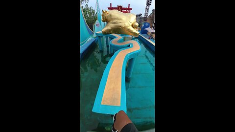 Yes ! successfully completed the water ninja #stunt #extremesports #parkour #funny #pov #waterpark