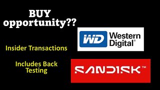 Western Digital & SanDisk BUY Opportunity??